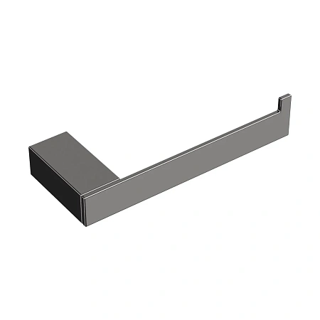 Держатель туалетной бумаги Boheme Qubic 10735-SGM Shine Gun Metal без крышки Держатель туалетной бумаги Boheme Qubic 10735-SGM Shine Gun Metal без крышки