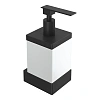 Дозатор жидкого мыла Boheme Qubic 10727-B Black настенный