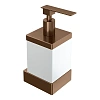 Дозатор жидкого мыла Boheme Qubic 10727-BRB Brushed Bronze настенный