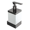 Дозатор жидкого мыла Boheme Qubic 10727-SGM Shine Gun Metal настенный