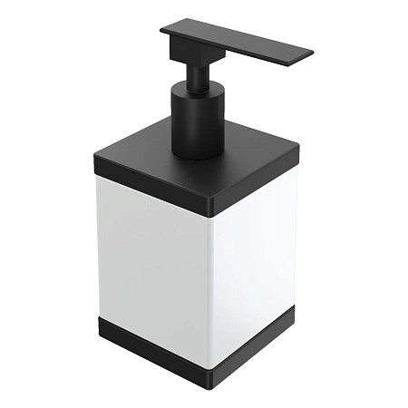 Дозатор жидкого мыла Boheme Qubic 10969-B Black настольный Дозатор жидкого мыла Boheme Qubic 10969-B Black настольный