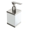 Дозатор жидкого мыла Boheme Qubic 10969-NB Nickel Brush настольный