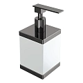Дозатор жидкого мыла Boheme Qubic 10969-SGM Shine Gun Metal настольный Дозатор жидкого мыла Boheme Qubic 10969-SGM Shine Gun Metal настольный