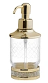 Дозатор жидкого мыла Boheme Royal Cristal 10929-ROYALE-GOLD настольный Дозатор жидкого мыла Boheme Royal Cristal 10929-ROYALE-GOLD настольный