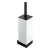 Ершик для унитаза Boheme Qubic 10734-B Black настенный