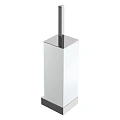 Ершик для унитаза Boheme Qubic 10734-CR Chrome настенный Ершик для унитаза Boheme Qubic 10734-CR Chrome настенный