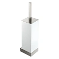 Ершик для унитаза Boheme Qubic 10734-NB Nickel Brush настенный Ершик для унитаза Boheme Qubic 10734-NB Nickel Brush настенный