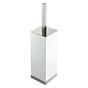Ершик для унитаза Boheme Qubic 10949-NB Nickel Brush напольный Ершик для унитаза Boheme Qubic 10949-NB Nickel Brush напольный