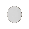 Зеркало Armadi Art Modern 545-80-BRB BRUSHED BRONZE круглое c металлической рамой, подсветка, сенсор, антизапотевание, 80 см