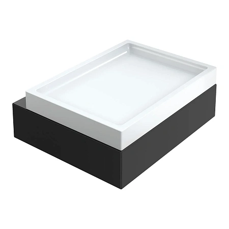 Мыльница Boheme Qubic 10723-B Matt Black настенная Мыльница Boheme Qubic 10723-B Matt Black настенная