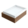 Мыльница Boheme Qubic 10723-BRB Brushed Bronze настенная Мыльница Boheme Qubic 10723-BRB Brushed Bronze настенная