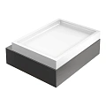 Мыльница Boheme Qubic 10723-GM Gun Metal настенная Мыльница Boheme Qubic 10723-GM Gun Metal настенная