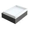 Мыльница Boheme Qubic 10723-SGM Shine Gun Metal настенная