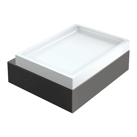 Мыльница Boheme Qubic 10723-SGM Shine Gun Metal настенная Мыльница Boheme Qubic 10723-SGM Shine Gun Metal настенная