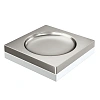 Мыльница Boheme Qubic 10960-NB Nickel Brush