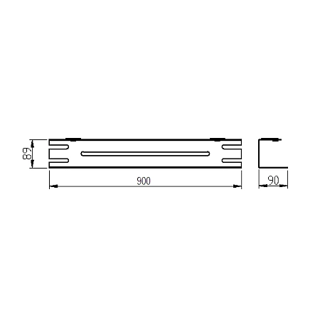 Полка Boheme Free 10967-90-CR 90см CHROME Полка Boheme Free 10967-90-CR 90см CHROME