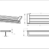 Полотенцедержатель Boheme Qubic 10737-B Black Полотенцедержатель Boheme Qubic 10737-B Black
