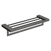 Полотенцедержатель Boheme Qubic 10737-SGM Shine Gun Metal