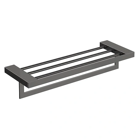 Полотенцедержатель Boheme Qubic 10737-SGM Shine Gun Metal Полотенцедержатель Boheme Qubic 10737-SGM Shine Gun Metal