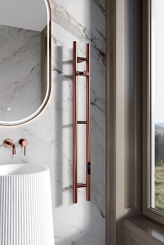 Полотенцесушитель электрический Boheme 729-CB COPPER BRUSHED Полотенцесушитель электрический Boheme 729-CB COPPER BRUSHED
