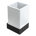 Стакан Boheme Qubic 10724-B Black настенный Стакан Boheme Qubic 10724-B Black настенный