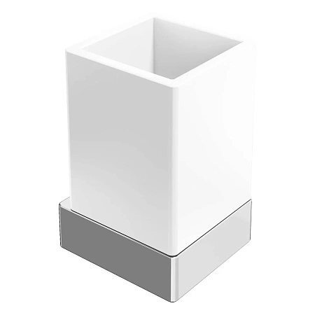 Стакан Boheme Qubic 10724-CR Chrome настенный Стакан Boheme Qubic 10724-CR Chrome настенный