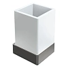 Стакан Boheme Qubic 10724-GM Gun Metal настенный