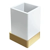 Стакан Boheme Qubic 10724-MG Matt Gold настенный