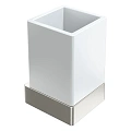 Стакан Boheme Qubic 10724-NB Nickel Brush настенный Стакан Boheme Qubic 10724-NB Nickel Brush настенный