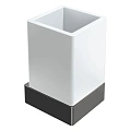 Стакан Boheme Qubic 10724-SGM Shine Gun Metal настенный Стакан Boheme Qubic 10724-SGM Shine Gun Metal настенный