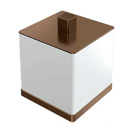 Стакан Boheme Qubic 10964-BRB Brushed Bronze для ватных дисков Стакан Boheme Qubic 10964-BRB Brushed Bronze для ватных дисков