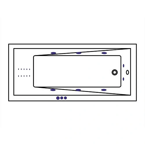 Акриловая ванна WHITECROSS Wave Slim 170x70 0111.170070.100.SMARTNANO.CR SMART NANO хром Акриловая ванна WHITECROSS Wave Slim 170x70 0111.170070.100.SMARTNANO.CR SMART NANO хром