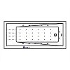 Акриловая ванна WHITECROSS Wave Slim 170x75 0111.170075.100.NANO.GL NANO золото Акриловая ванна WHITECROSS Wave Slim 170x75 0111.170075.100.NANO.GL NANO золото