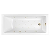 Акриловая ванна WHITECROSS Wave Slim 170x75 0111.170075.100.RELAX.GL RELAX золото