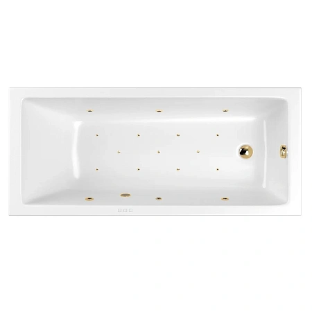 Акриловая ванна WHITECROSS Wave Slim 170x75 0111.170075.100.RELAX.GL RELAX золото Акриловая ванна WHITECROSS Wave Slim 170x75 0111.170075.100.RELAX.GL RELAX золото