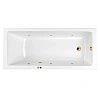 Акриловая ванна WHITECROSS Wave Slim 180x80 0111.180080.100.SOFT.GL SOFT золото