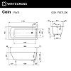 Ванна из искусственного камня WHITECROSS Coin 170x75 0224.170075.200.SMART.BR белый матовый SMART бронза Ванна из искусственного камня WHITECROSS Coin 170x75 0224.170075.200.SMART.BR белый матовый SMART бронза