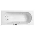 Ванна из искусственного камня WHITECROSS Gin 180x80 0217.180080.200.SMART.CR белый матовый SMART хром Ванна из искусственного камня WHITECROSS Gin 180x80 0217.180080.200.SMART.CR белый матовый SMART хром