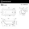 Ванна из искусственного камня WHITECROSS Gin 180x80 0217.180080.200.SMART.CR белый матовый SMART хром Ванна из искусственного камня WHITECROSS Gin 180x80 0217.180080.200.SMART.CR белый матовый SMART хром