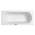 Ванна из искусственного камня WHITECROSS Gin 180x80 0217.180080.200.SOFT.CR белый матовый SOFT хром Ванна из искусственного камня WHITECROSS Gin 180x80 0217.180080.200.SOFT.CR белый матовый SOFT хром