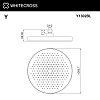 Верхний душ WHITECROSS Y1302BL D=27 см черный матовый Верхний душ WHITECROSS Y1302BL D=27 см черный матовый