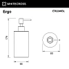 Дозатор жидкого мыла WHITECROSS Ergo ER2246BL черный матовый Дозатор жидкого мыла WHITECROSS Ergo ER2246BL черный матовый