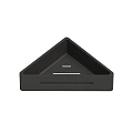 Полка WHITECROSS Ergo ER2282BL угловая, черный матовый Полка WHITECROSS Ergo ER2282BL угловая, черный матовый