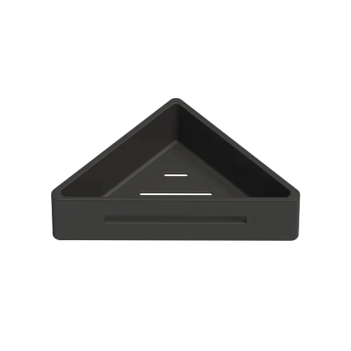 Полка WHITECROSS Ergo ER2282BL угловая, черный матовый Полка WHITECROSS Ergo ER2282BL угловая, черный матовый