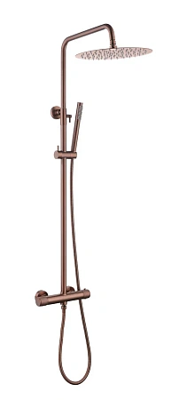 Душевая система Boheme Uno 468-T-2-CB COPPER BRUSHED термостат Душевая система Boheme Uno 468-T-2-CB COPPER BRUSHED термостат