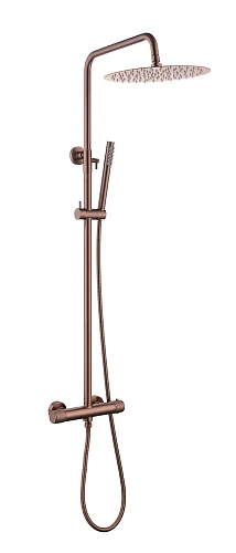 Душевая система Boheme Uno 468-T-2-CB COPPER BRUSHED термостат Душевая система Boheme Uno 468-T-2-CB COPPER BRUSHED термостат