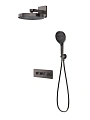 Душевая система CEZARES RAIN2-SET-T-GM встраиваемая с термостатом и изливом Душевая система CEZARES RAIN2-SET-T-GM встраиваемая с термостатом и изливом