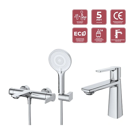 Комплект смесителей CEZARES LUX-VD/LS-01 Комплект смесителей CEZARES LUX-VD/LS-01