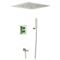 Душевая система Timo Petruma SX-5019/13SM встроенная с термостатом, никель Душевая система Timo Petruma SX-5019/13SM встроенная с термостатом, никель