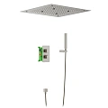 Душевая система Timo Petruma SX-5029/13SM встроенная с термостатом, никель Душевая система Timo Petruma SX-5029/13SM встроенная с термостатом, никель